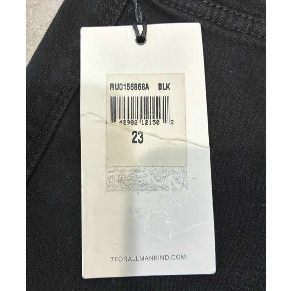 7 For All Mankind Women's Size 23 Kimmie Bootcut Jeans in Rinse Black - Picture 5 of 6